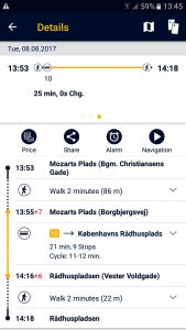 Rejseplanen app